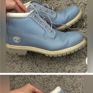 Timberland Kids Light Blue Boots